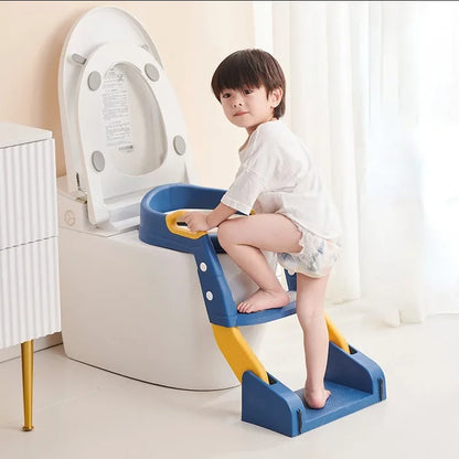 Tabouret pliable pour toilettes pour enfants en marche-pied, multifonctionnel pour l'apprentissage de la propreté des garçons et des filles.