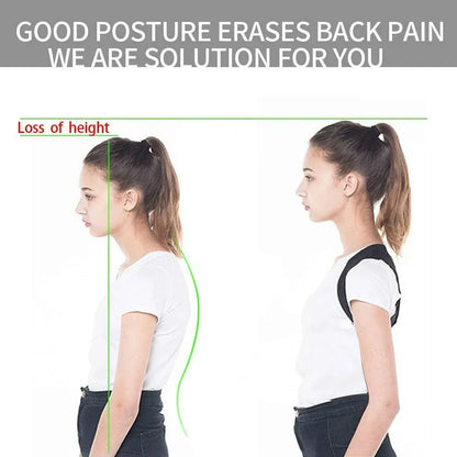 Correcteur de posture ajustable pour garçons et filles.