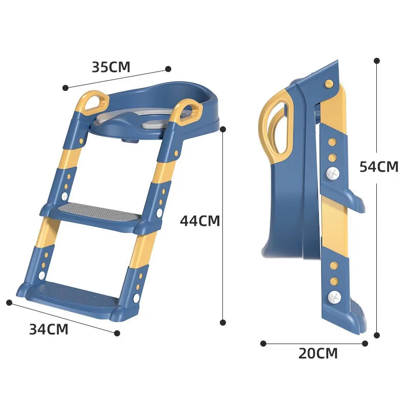 Tabouret pliable pour toilettes pour enfants en marche-pied, multifonctionnel pour l'apprentissage de la propreté des garçons et des filles.